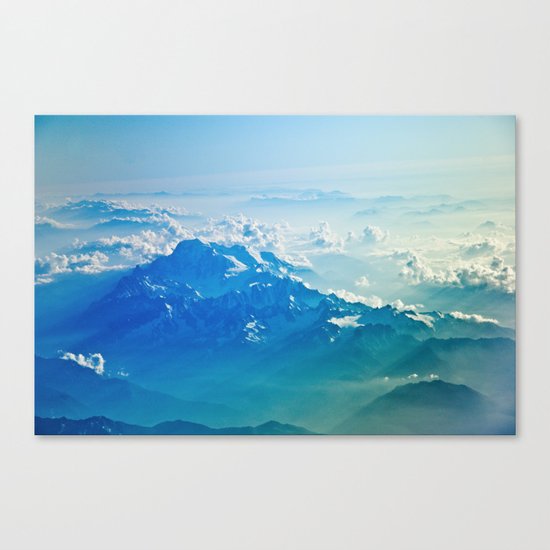 Mountain clouds 2 Canvas Print