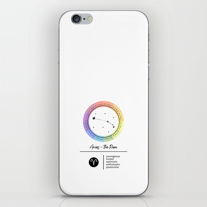 Aries Zodiac | Color Wheel iPhone Skin