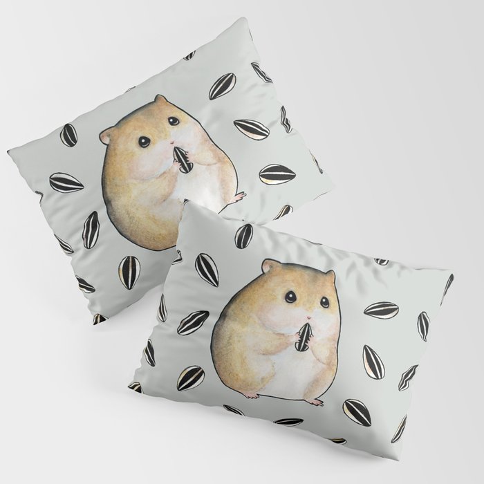 Seed lover hamster Pillow Sham