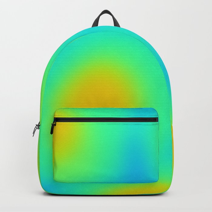 Fun Colorful Blurred Abstract Design Backpack