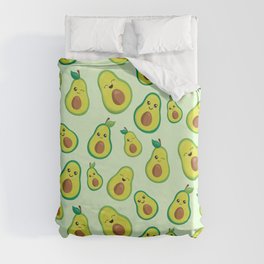 Cute Avocado Pattern Duvet Cover | Graphicdesign, Healthy, Bedroom, Pattern, Beach, Sweet, Room, Kids, Summer, Patterns 