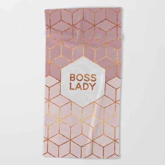 Boss Lady / 2 Beach Towel