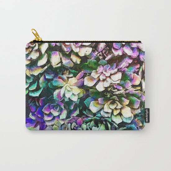 Colorful Abstract Plants Carry-All Pouch