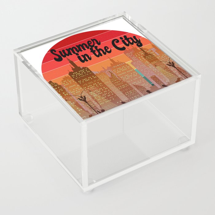 Summer in the City Acrylic Box