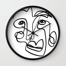 Life Beyond The Lines I Wall Clock