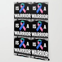 Thyroid Cancer Ribbon Awareness Survivor Wallpaper