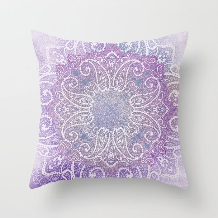 light purple throw pillows