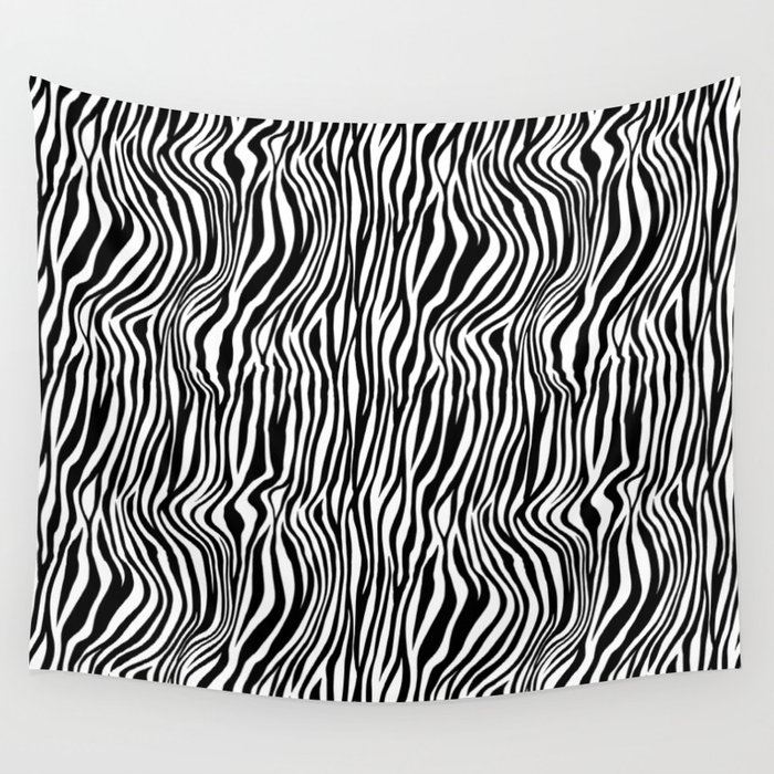 Zebra Stripes Pattern Wall Tapestry