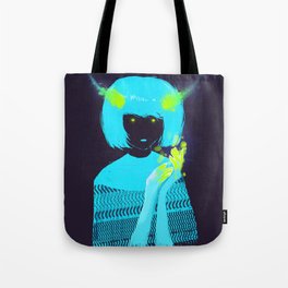 Girl with Horns 2 Tote Bag
