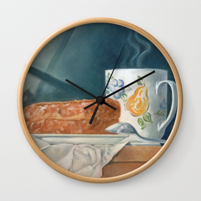 Breakfast of Champions (donut and coffee) Wall Clock