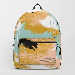 Presence of Life, Abstract Tribal Art Backpack