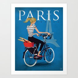 Vintage poster - Paris Art Print