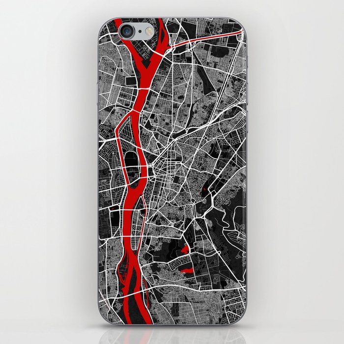 Cairo City Map of Egypt - Oriental iPhone Skin