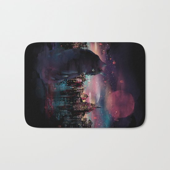 Black Cat Big City Bath Mat