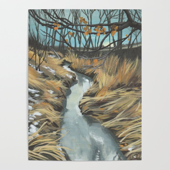 Icy Jewell Creek Poster