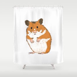 Hamster Shower Curtain