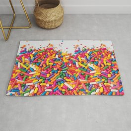 Colorful Candy Area & Throw Rug