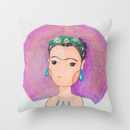 Frida Kahlo Throw Pillow