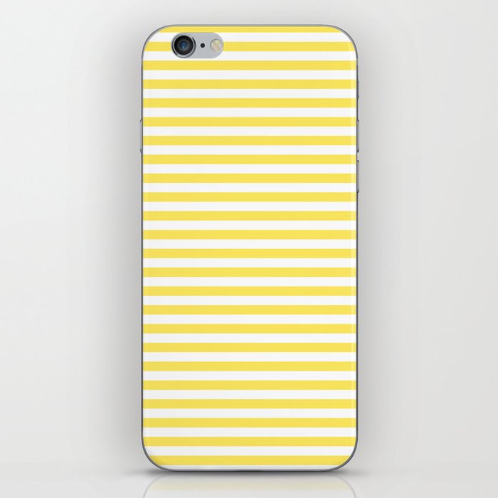 Yellow Provence stripes iPhone Skin