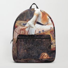 The Lady Of Shalott John William Waterhouse Backpack