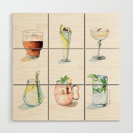 Cocktail season! Wood Wall Art