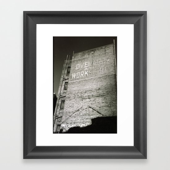 Warehouse Framed Art Print