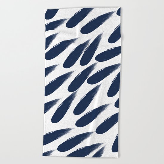 Rain Drops Beach Towel