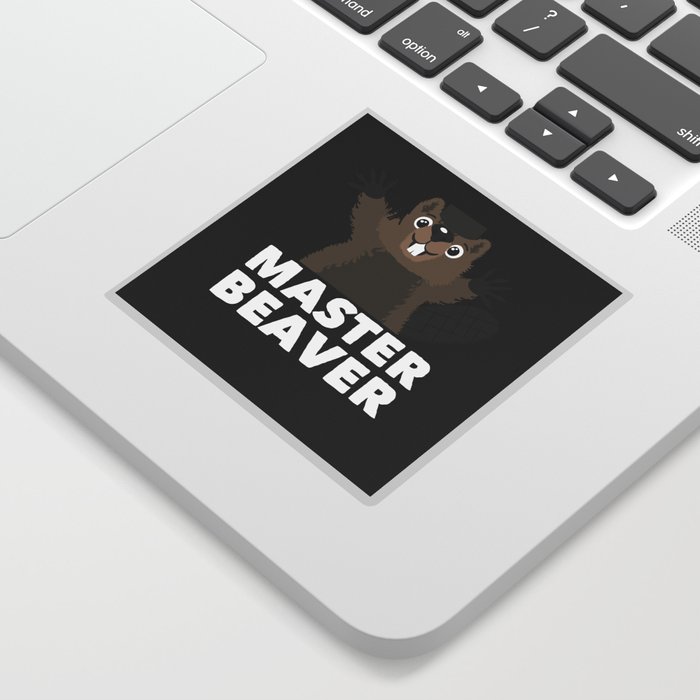 Master Beaver Sticker