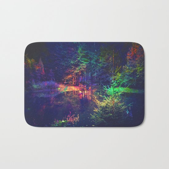 mysterious forest Bath Mat
