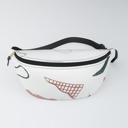 Terracotta composition - white background #722 Fanny Pack