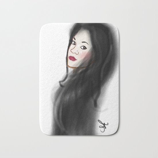 The Ghost of Christmas Yet to Come - Charles Dickens A Christmas Carol - Selfie Bath Mat