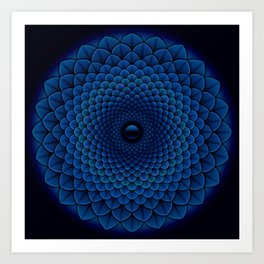 Crow Mandala Art Print