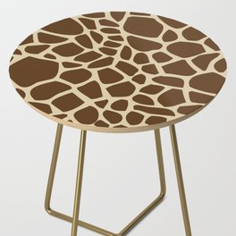 Giraffe Print Pattern Side Table