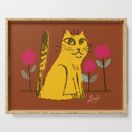 Luis the Cat Serving Tray