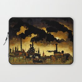 A world enveloped in pollution Laptop Sleeve