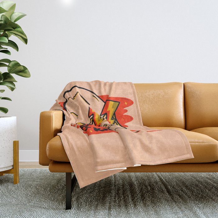 Give 'Em Hell Throw Blanket