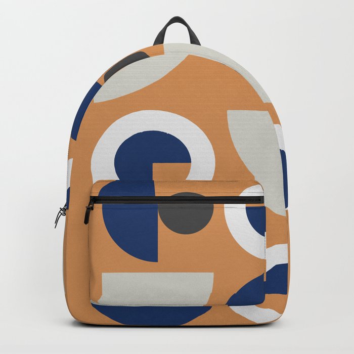 Classic geometric arch circle composition 25 Backpack