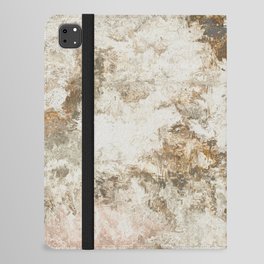 Grunge stucco rusty grey stone iPad Folio Case