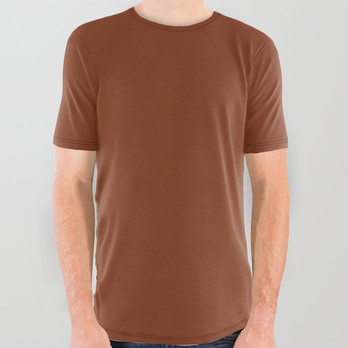 Mhorr's Gazelle Brown All Over Graphic Tee