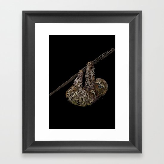 sloth Framed Art Print