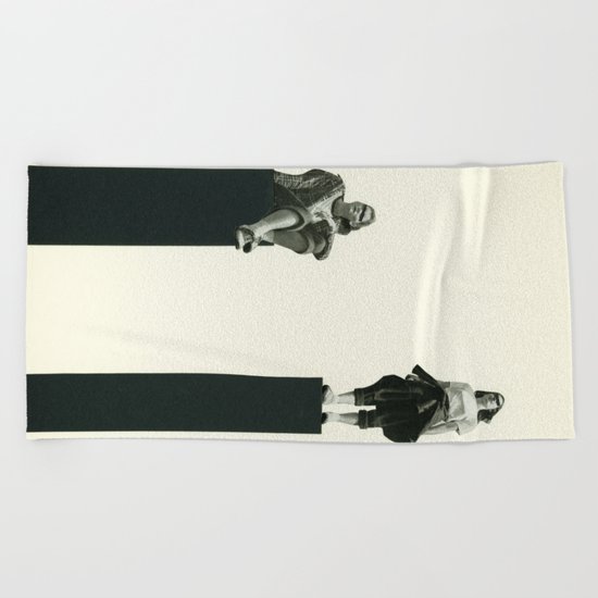 No Man is an Island Beach Towel