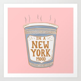 NEW YORK MOOD Art Print