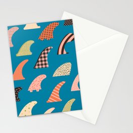 Single fin love Stationery Card
