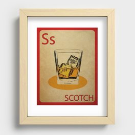 Scotch Flashcard Recessed Framed Print