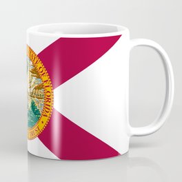 Flag of Florida Coffee Mug | Flag, Miamiflorida, Graphicdesign, Florida, Ingodwetrust, Floridaflag, Worldflags, Redstripes, Floridasymbol, Usaflag 