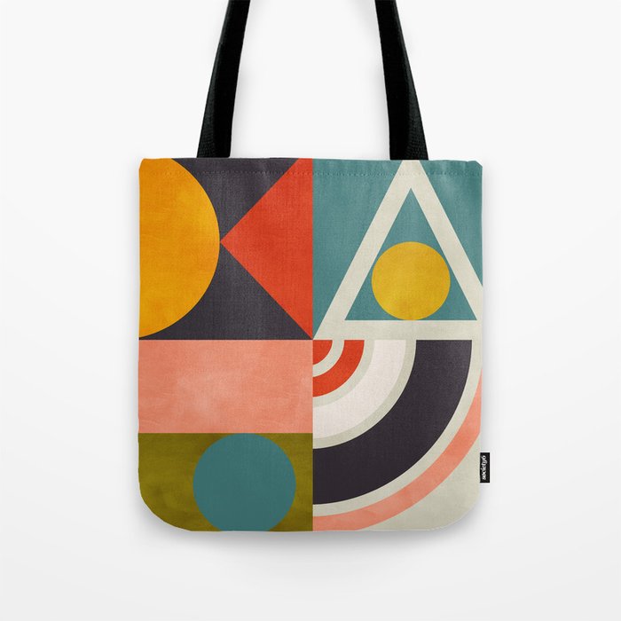 Sosiety6 トートバッグ 幾何学的 ミッドセンチュリー モダン Modern Graphic & Printed Tote Bags | Society6