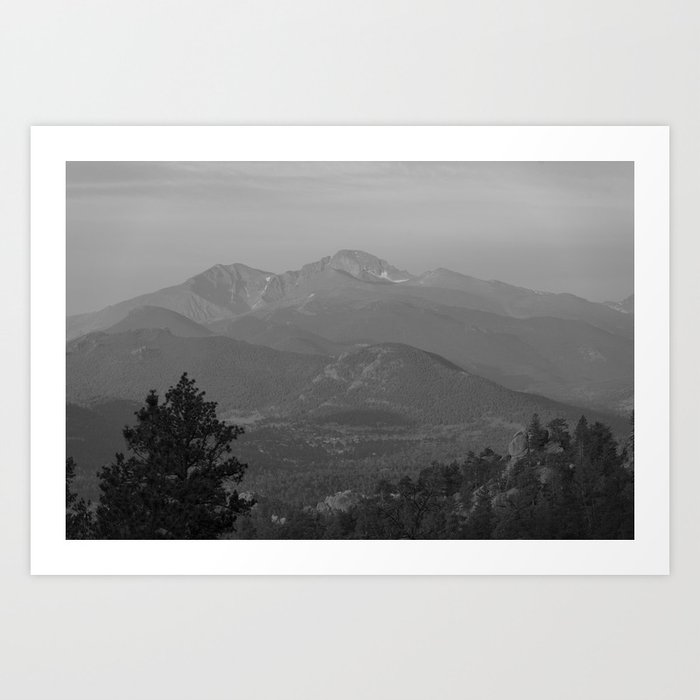 Colorado Mountain Textures Art Print