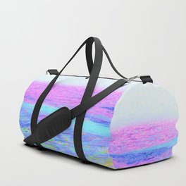 Light Tone, Ocean Weather's Coming Oil Pastel Drawing Duffle Bag