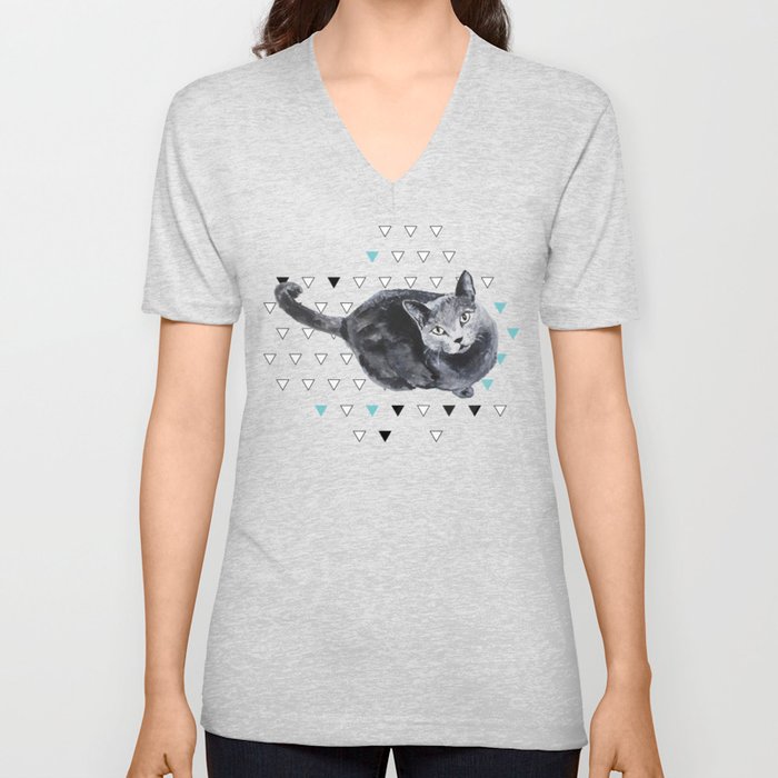 Russian blue cat t shirt clearance