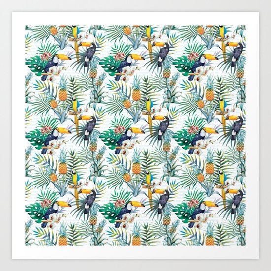 Tropical Summer #10 Art Print